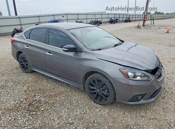 3N1AB7AP6JY262070 2018 NISSAN SENTRA Серый Передняя правая четверть