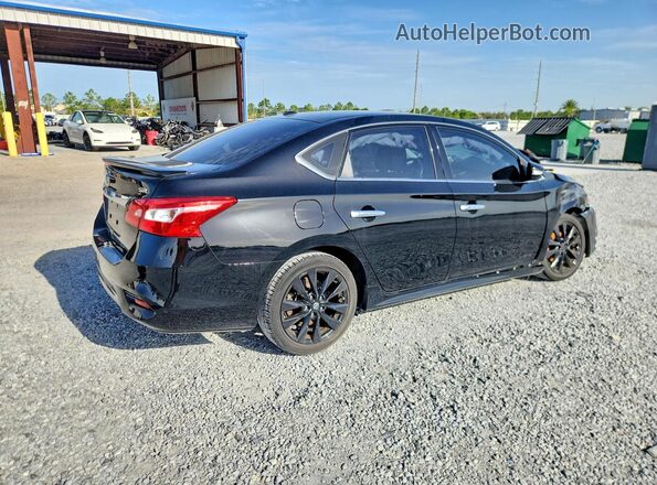 3N1AB7AP6JY265390 2018 NISSAN SENTRA Black Trasero derecho