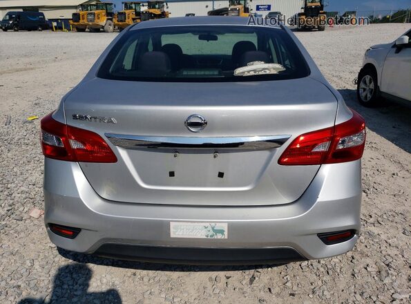 3N1AB7AP6JY276180 2018 NISSAN SENTRA Silver Rear view