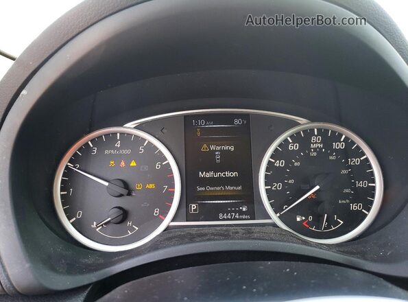 3N1AB7AP6JY276180 2018 NISSAN SENTRA Silver Instrument cluster view