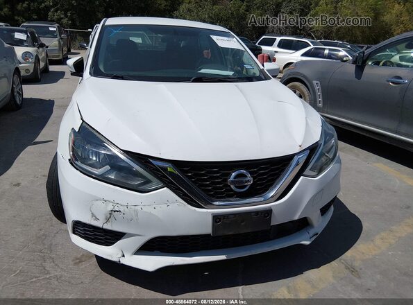 3N1AB7AP6JY297627 2018 NISSAN SENTRA White Vista del cuadro de instrumentos