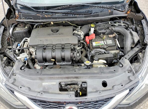 3N1AB7AP6JY339665 2018 NISSAN SENTRA Black Widok wnętrza z tyłu