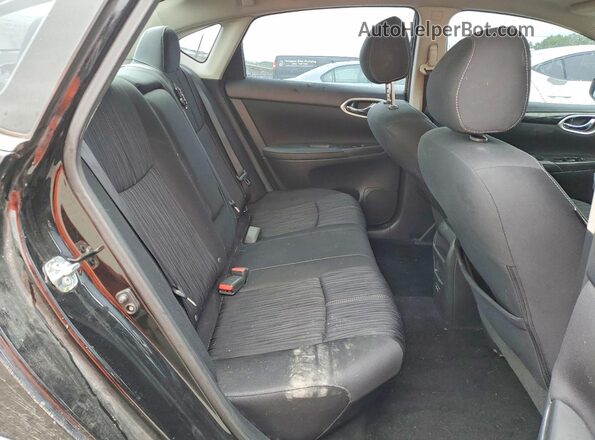 3N1AB7AP6JY339665 2018 NISSAN SENTRA Black Widok tylnych siedzeń