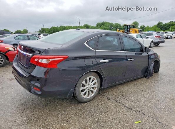 3N1AB7AP6JY339665 2018 NISSAN SENTRA Black Tył prawy