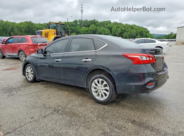 3N1AB7AP6JY339665 2018 NISSAN SENTRA Black Tył lewy