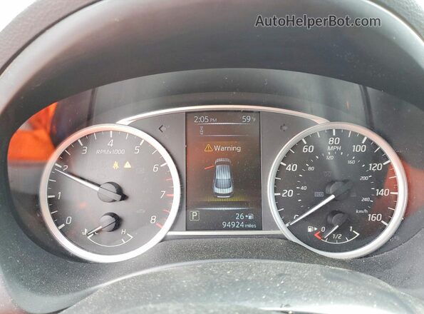 3N1AB7AP6JY339665 2018 NISSAN SENTRA Black Widok zestawu wskaźników