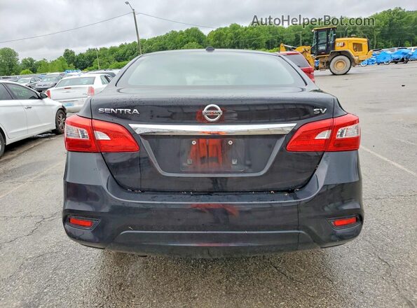 3N1AB7AP6JY339665 2018 NISSAN SENTRA Black Widok z tyłu
