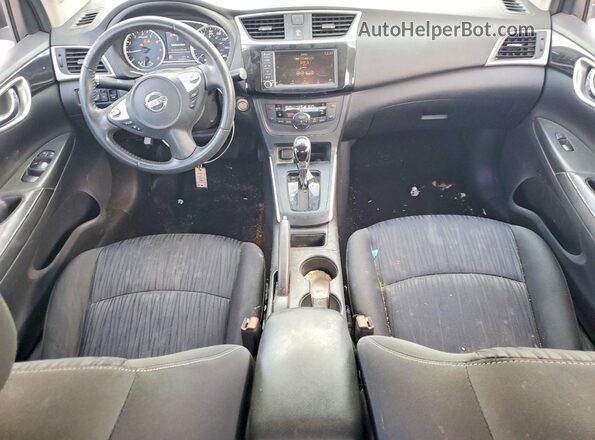 3N1AB7AP6KL605247 2019 NISSAN SENTRA Black Widok deski rozdzielczej