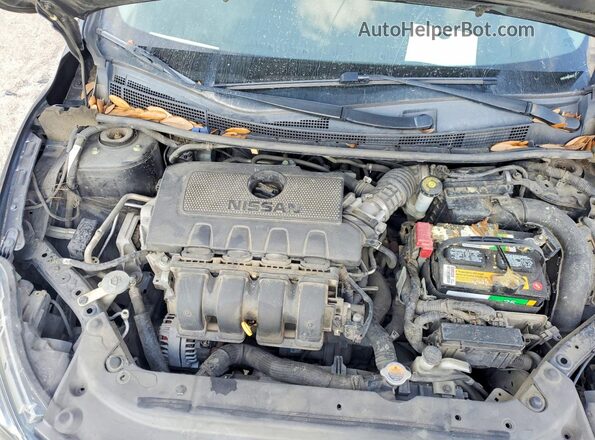 3N1AB7AP6KL605247 2019 NISSAN SENTRA Black Widok wnętrza z tyłu