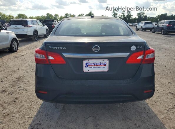 3N1AB7AP6KL605247 2019 NISSAN SENTRA Black Widok z tyłu