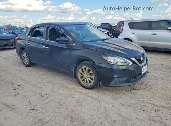 3N1AB7AP6KL605247 2019 NISSAN SENTRA Black Przód prawy
