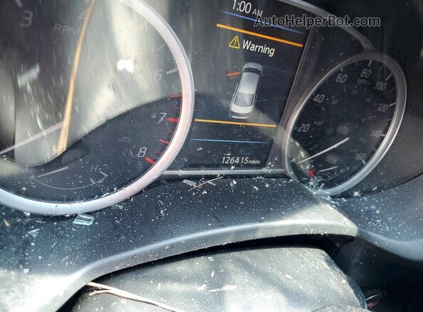 3N1AB7AP6KL615552 2019 NISSAN SENTRA Gray Widok zestawu wskaźników