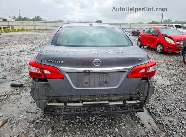 3N1AB7AP6KL615552 2019 NISSAN SENTRA Gray Widok z tyłu