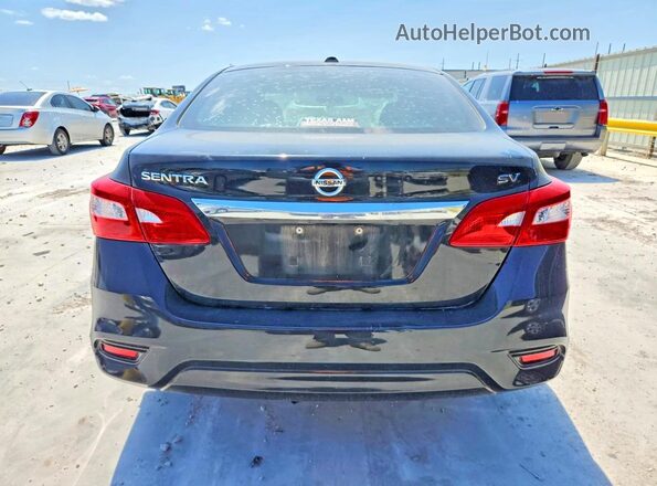 3N1AB7AP6KL626406 2019 NISSAN SENTRA Black Вид ззаду