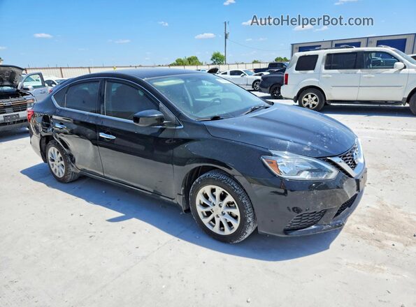 3N1AB7AP6KL626406 2019 NISSAN SENTRA Black Передня права чверть