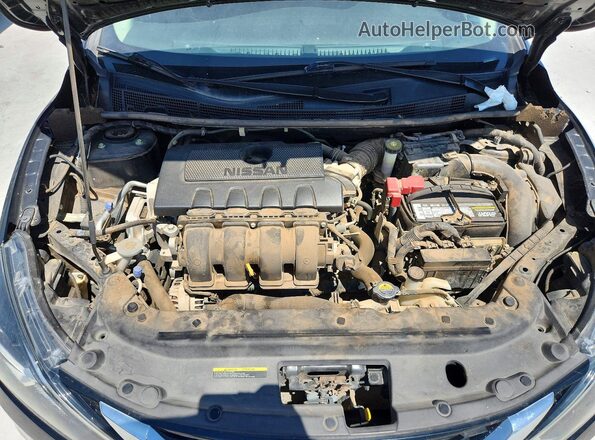3N1AB7AP6KL626406 2019 NISSAN SENTRA Black Вид задньої частини салону