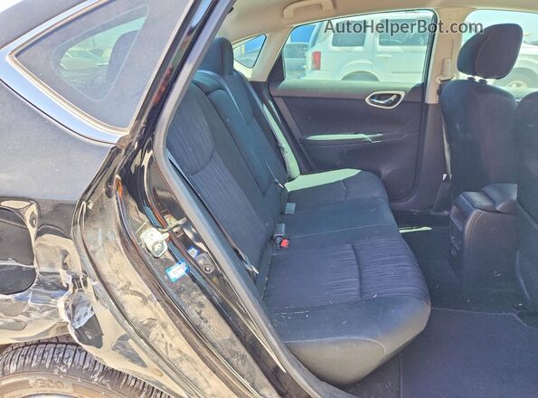 3N1AB7AP6KL626406 2019 NISSAN SENTRA Black Вид задніх сидінь