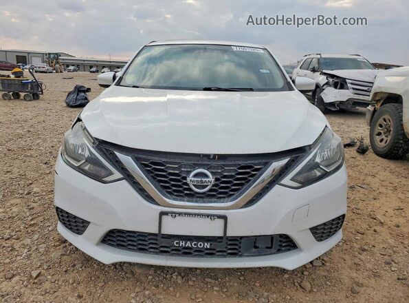 3N1AB7AP6KY203327 2019 NISSAN SENTRA Белый Вид спереди