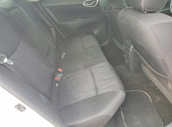 3N1AB7AP6KY203327 2019 NISSAN SENTRA Белый Вид задних сидений