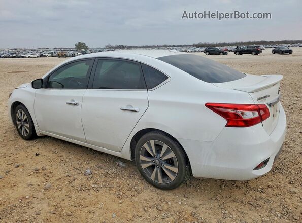 3N1AB7AP6KY203327 2019 NISSAN SENTRA Белый Задняя левая четверть