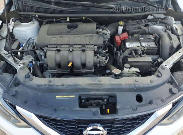3N1AB7AP6KY213680 2019 NISSAN SENTRA White Սալոնի հետևի տեսք