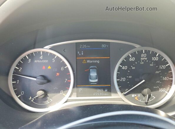 3N1AB7AP6KY213680 2019 NISSAN SENTRA White Սարքավորումների վահանակի տեսք