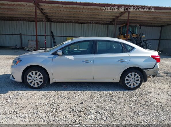 3N1AB7AP6KY224422 2019 NISSAN SENTRA Silver სალონის 360-გრადუსიანი ხედი
