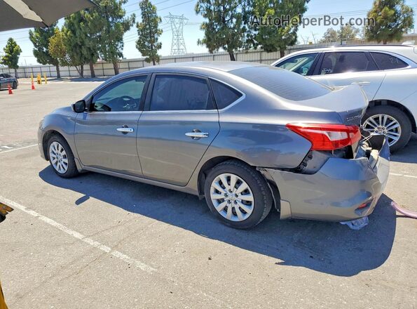3N1AB7AP6KY236294 2019 NISSAN SENTRA Gray Tył lewy