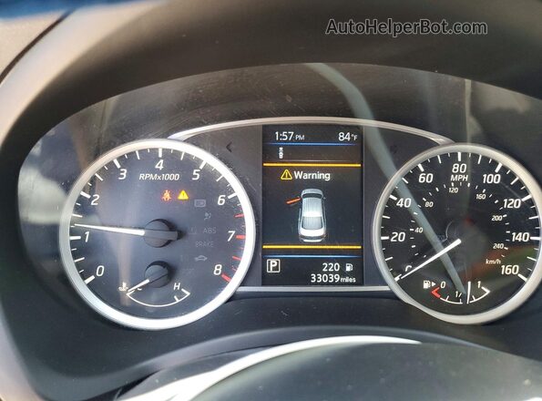 3N1AB7AP6KY236294 2019 NISSAN SENTRA Gray Widok zestawu wskaźników