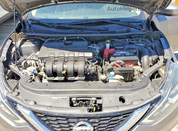 3N1AB7AP6KY236294 2019 NISSAN SENTRA Gray Widok wnętrza z tyłu