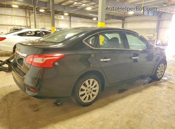 3N1AB7AP6KY242371 2019 NISSAN SENTRA Black Rear right