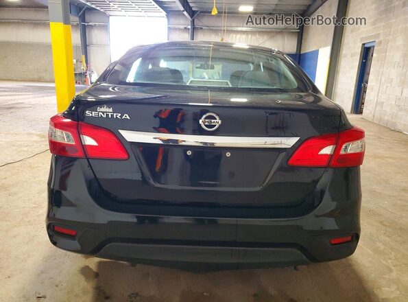 3N1AB7AP6KY242371 2019 NISSAN SENTRA Black Rear view