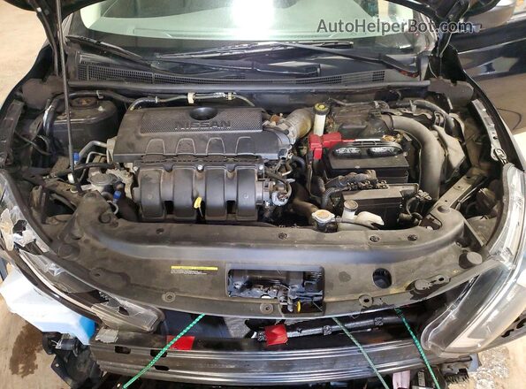 3N1AB7AP6KY242371 2019 NISSAN SENTRA Black Rear interior view