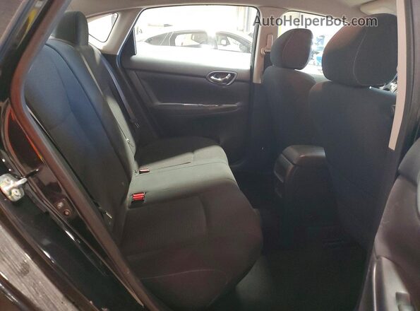 3N1AB7AP6KY242371 2019 NISSAN SENTRA Black Rear seats view