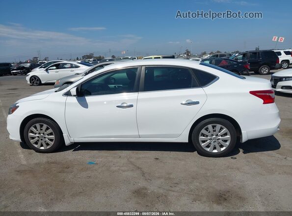 3N1AB7AP6KY250664 2019 NISSAN SENTRA White Vista interior de 360 grados