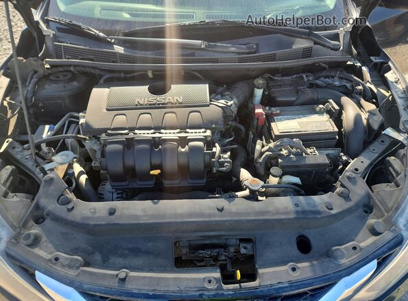 3N1AB7AP6KY256187 2019 NISSAN SENTRA Black უკანა სალონის ხედი