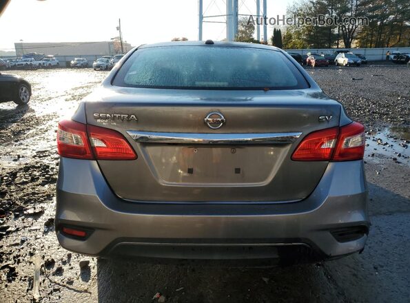 3N1AB7AP6KY260840 2019 NISSAN SENTRA Gray უკანა ხედი