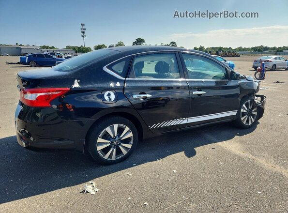 3N1AB7AP6KY272518 2019 NISSAN SENTRA Black Trasero derecho