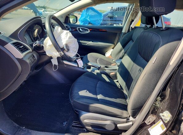 3N1AB7AP6KY272518 2019 NISSAN SENTRA Black Vista interior delantera
