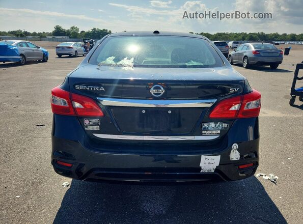 3N1AB7AP6KY272518 2019 NISSAN SENTRA Black Vista trasera