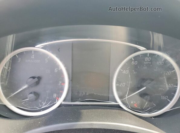 3N1AB7AP6KY279517 2019 NISSAN SENTRA Белый Вид щитка приборов