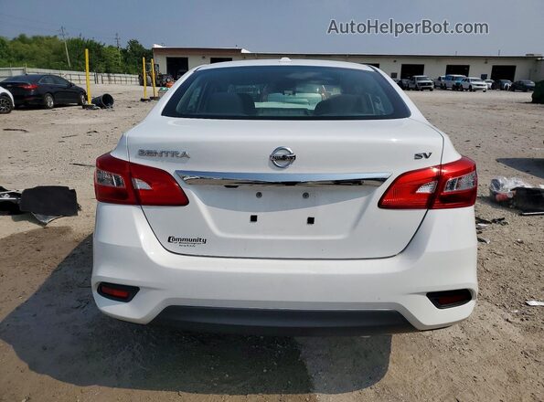 3N1AB7AP6KY279517 2019 NISSAN SENTRA Белый Вид сзади