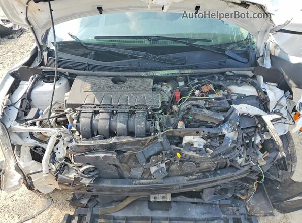 3N1AB7AP6KY279517 2019 NISSAN SENTRA Белый Вид задней части салона