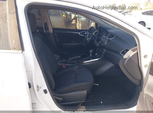 3N1AB7AP6KY287732 2019 NISSAN SENTRA Белый Вид салона спереди