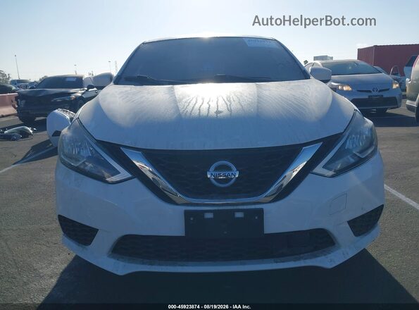 3N1AB7AP6KY287732 2019 NISSAN SENTRA Белый Вид задней части салона