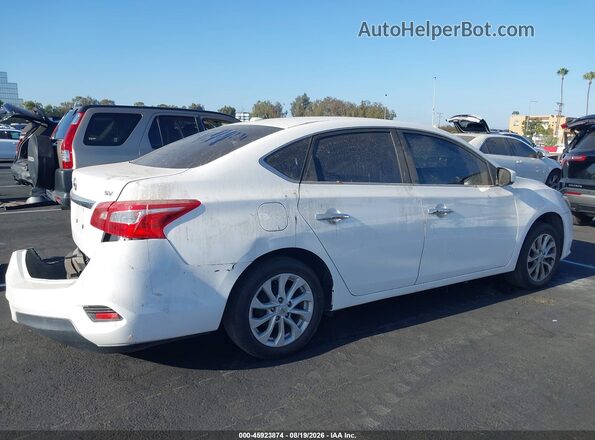 3N1AB7AP6KY287732 2019 NISSAN SENTRA Белый Панорамный вид салона 360°