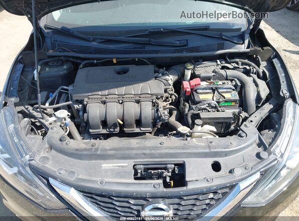 3N1AB7AP6KY289335 2019 NISSAN SENTRA Black Rear view