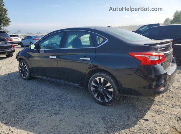 3N1AB7AP6KY318820 2019 NISSAN SENTRA Black Tył lewy