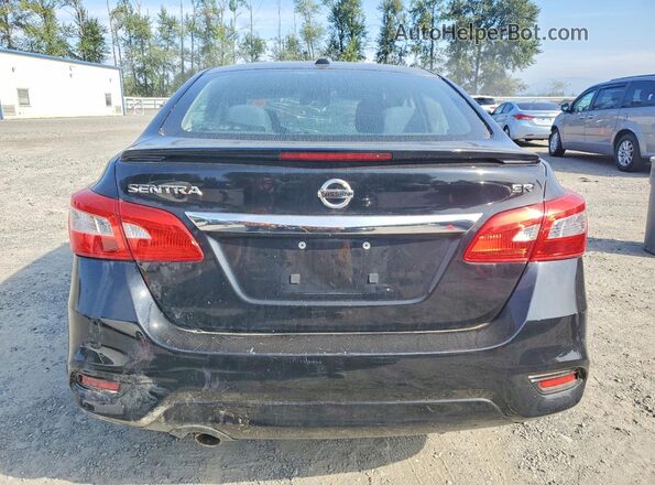 3N1AB7AP6KY318820 2019 NISSAN SENTRA Black Widok z tyłu