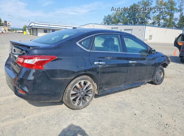 3N1AB7AP6KY318820 2019 NISSAN SENTRA Black Tył prawy